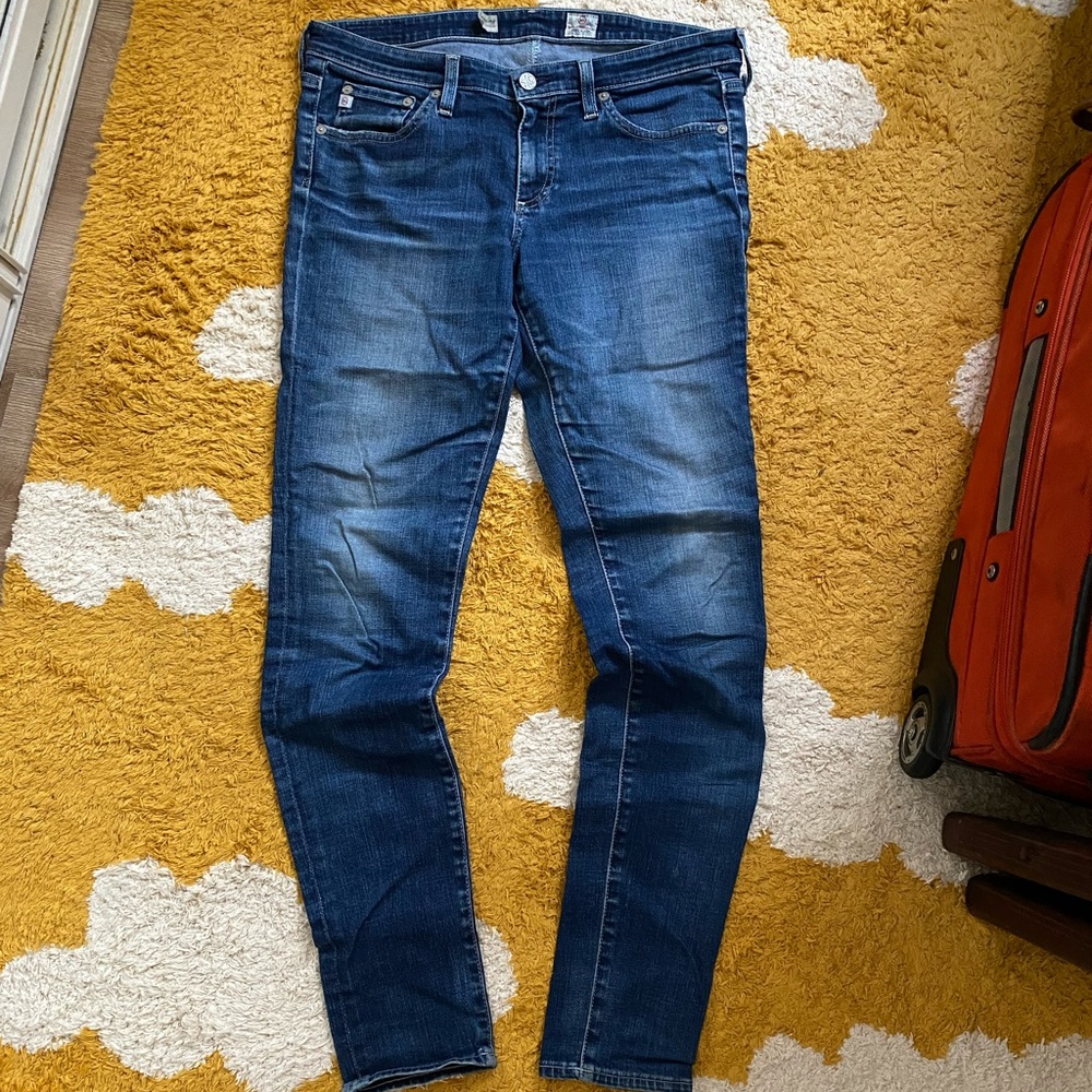 AG blue denim legging jeans size 29